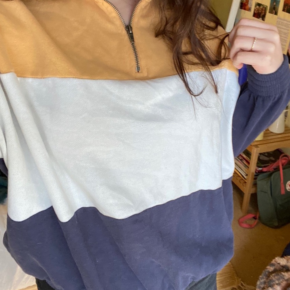 oversized quarter zip from pacsun